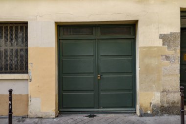 Devanture typique parisienne, ticaret, sode de butique et vitrine .modle pour graphique