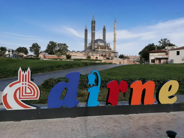 Edirne şehir merkezinden görüntü