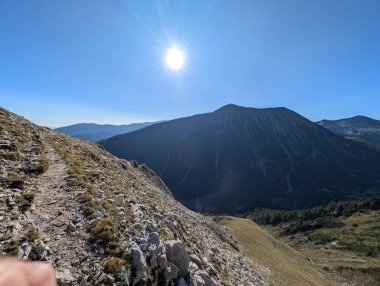 Pirin 'den güzel dağ manzarası