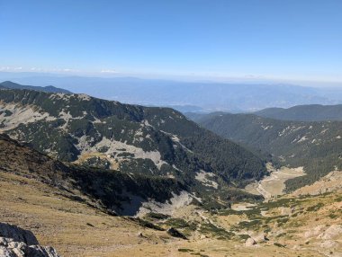 Musala zirveleri, pirin dağları, bulgarya dağları olan inanılmaz bir manzara.