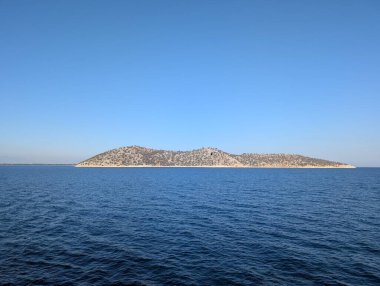 Güzel deniz manzarası. doğa arkaplanı