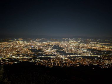San Marino şehrinin hava manzarası