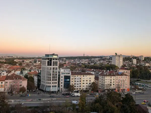 Bulgaristan 'ın başkentinin güzel manzarası - Sofya