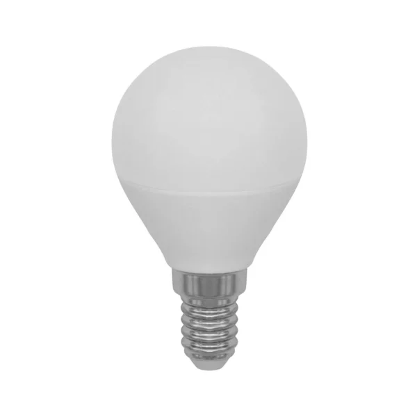 Led Light Bulb Isolated White Background Side — Stock Photo, Image