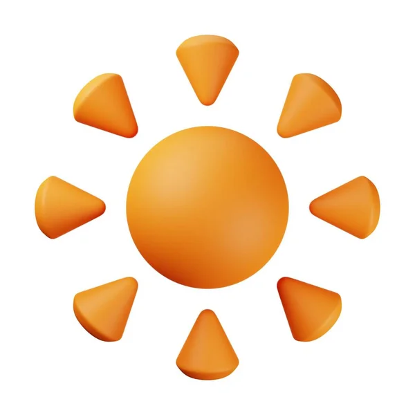 Sol Naranja Ilustración —  Fotos de Stock