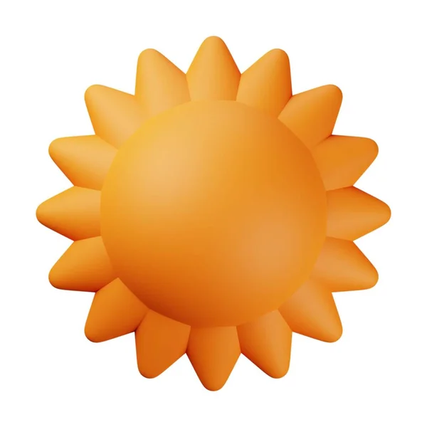 Illustration Orange Sun — Photo