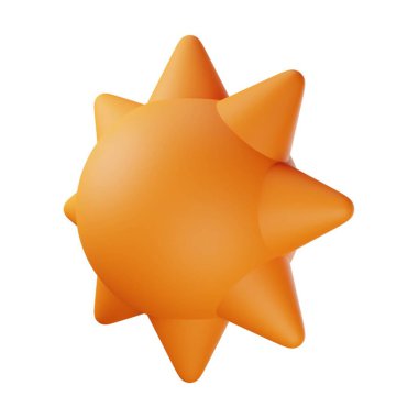Turuncu Güneş 3D Görüntü