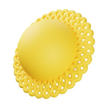 Sarı Güneş 3D Görüntü