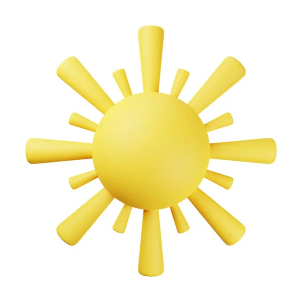 Желтое Солнце — стоковое фото
