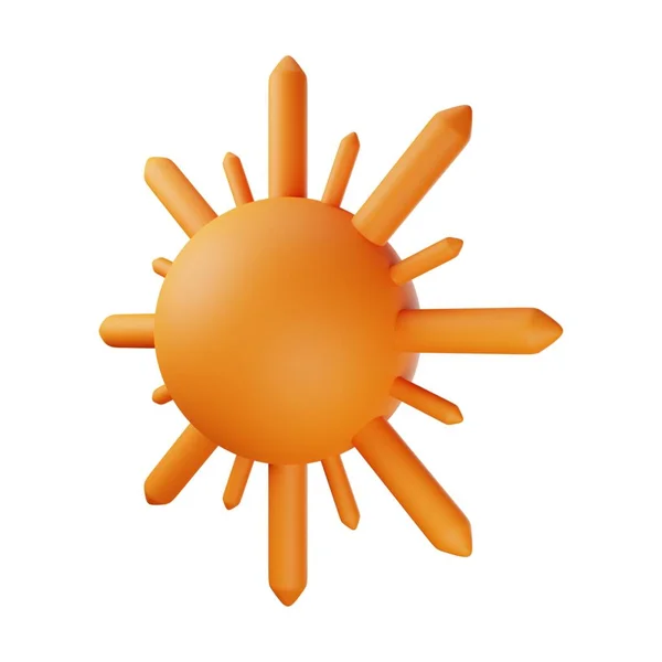 Illustration Orange Sun — Photo