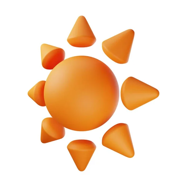 Orange Sun — стоковое фото