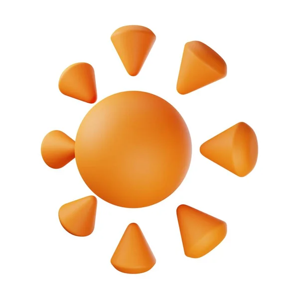 Orange Sol Illustration — Stockfoto