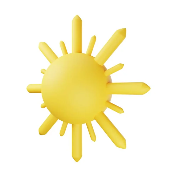 Жовте Сонце Ілюстрація — стокове фото
