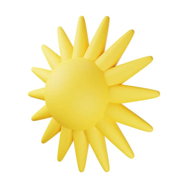Sol Amarillo Ilustración — Foto de Stock