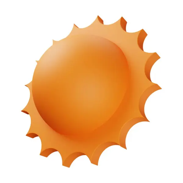 オレンジ 3Dイラスト — ストック写真