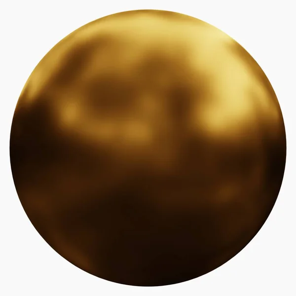 3D Bronz Küre Çizimi