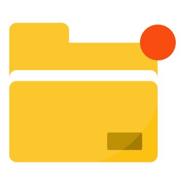 Dosya yöneticisi vektör ögesi. İş temalı basit düz vektör. İş dünyası.