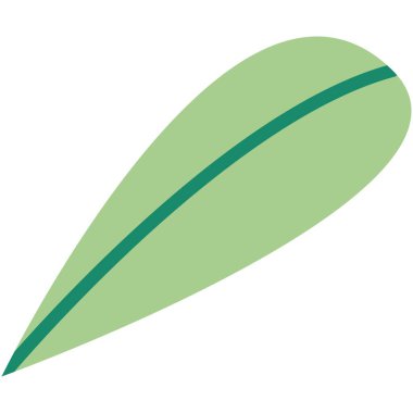 Çiçek vektör çizimi. Çiçek temalı renkli düz vektör çizimi.