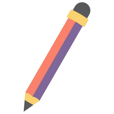 Kalem elementi çizimi. Eğitim temalı vektör illüstrasyonu. Okula geri dön..