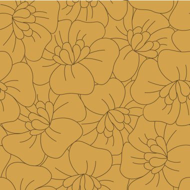 Mükemmel retro çiçek pürüzsüz desen. Arka planlar, duvar kağıtları, kumaşlar, tekstil, ambalaj kağıtları, basılı materyaller ve daha fazlası için uygundur..