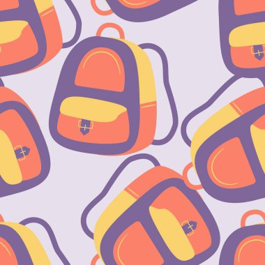 Sırt çantasında iz yok. Arka planlar, duvar kağıtları, kumaşlar, tekstil, ambalaj kağıtları, basılı materyaller ve daha fazlası için uygundur..