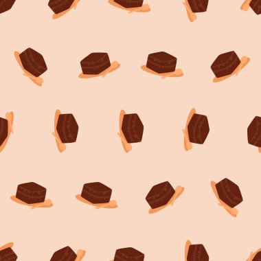 Tiramisu kusursuz desen. Arka planlar, duvar kağıtları, kumaşlar, tekstil, ambalaj kağıtları, basılı materyaller ve daha fazlası için uygundur..