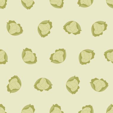 Lahana pürüzsüz desen. Arka planlar, duvar kağıtları, kumaşlar, tekstil, ambalaj kağıtları, basılı materyaller ve daha fazlası için uygundur..