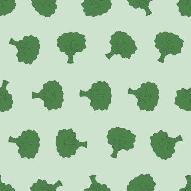 Düz çizgi brokoli dikişsiz desen. Arka planlar, duvar kağıtları, kumaşlar, tekstil, ambalaj kağıtları, basılı materyaller ve daha fazlası için uygundur..