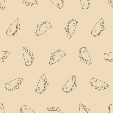 Çizgili taco çizgisi, kusursuz desen. Arka planlar, duvar kağıtları, kumaşlar, tekstil, ambalaj kağıtları, basılı materyaller ve daha fazlası için uygundur..