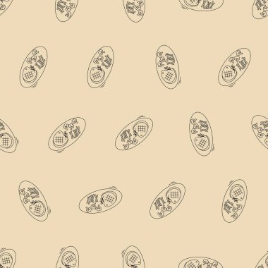 Biftek kuyruğu, kusursuz sanat deseni. Arka planlar, duvar kağıtları, kumaşlar, tekstil, ambalaj kağıtları, basılı materyaller ve daha fazlası için uygundur..