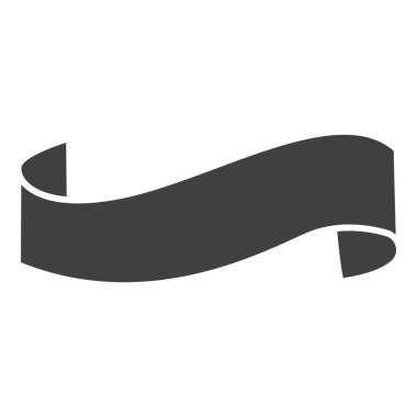 Dekoratif kurdele elementi. Vektör çizimi. Düğün davetiyesi, estetik dekorasyon, sosyal medya paylaşımı, afiş, promosyon, reklam vesaire için uygundur.