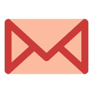 Zarf postane elemanı. Postane temalı ve düz vektör tarzlı vektör illüstrasyonu. Düzenlenebilir vektör.