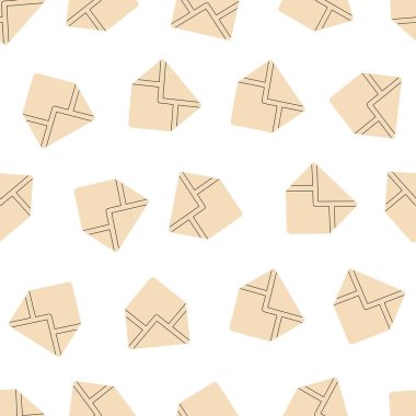 Düz çizgili, pürüzsüz bir zarf. Arka planlar, duvar kağıtları, kumaşlar, tekstil, ambalaj kağıtları, basılı malzemeler ve daha fazlası için uygun. Düzenlenebilir vektör.