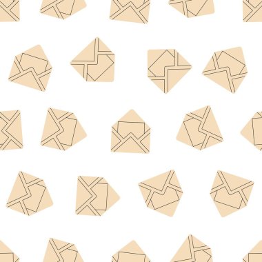 Düz çizgili, pürüzsüz bir zarf. Arka planlar, duvar kağıtları, kumaşlar, tekstil, ambalaj kağıtları, basılı malzemeler ve daha fazlası için uygun. Düzenlenebilir vektör.