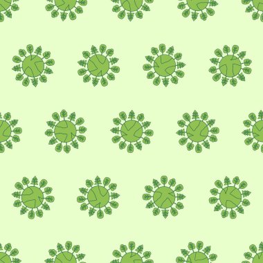 Düz bir çevre düzeni. Arka planlar, duvar kağıtları, kumaşlar, tekstil, ambalaj kağıtları, basılı malzemeler ve daha fazlası için uygun. Düzenlenebilir vektör.