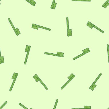 Düz çizgi ahşap diş fırçası dikişsiz desen. Arka planlar, duvar kağıtları, kumaşlar, tekstil, ambalaj kağıtları, basılı malzemeler ve daha fazlası için uygun. Düzenlenebilir vektör.