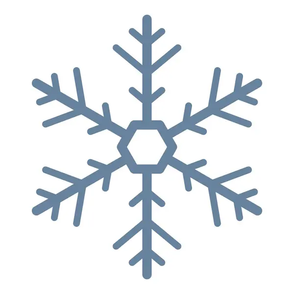 Sneeuwvlok Winter Element Vector Illustratie Met Winterthema Vlakke Vectorstijl Bewerkbaar — Stockvector