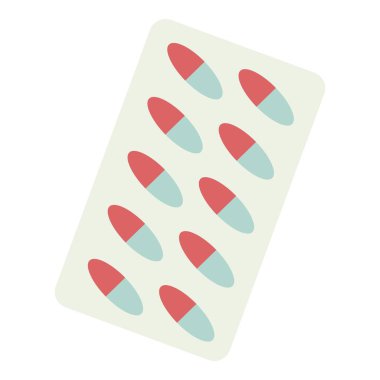 Sağlık sigortası elementi. Sağlık temalı ve düz vektör tarzlı vektör illüstrasyonu. Düzenlenebilir vektör ögesi.