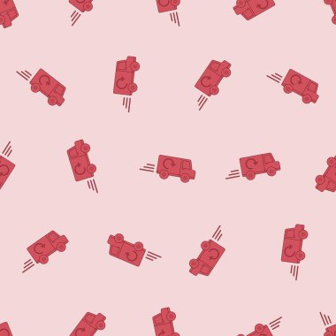 Düz hat teslimatı. Arka planlar, duvar kağıtları, kumaşlar, tekstil, ambalaj kağıtları, basılı malzemeler ve daha fazlası için uygun. Düzenlenebilir vektör.