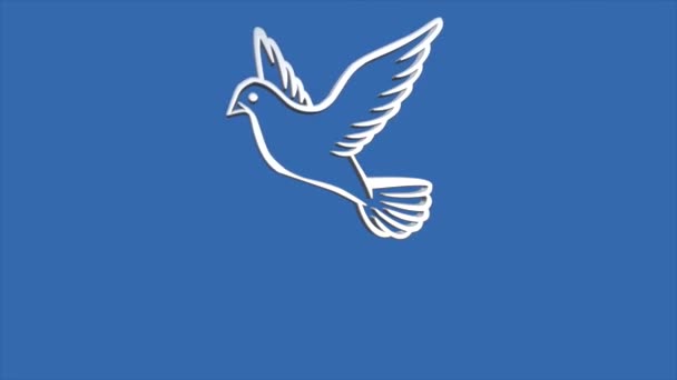 Vídeo Animación Sobre Día Internacional Del Multilateralismo Diplomacia Por Paz — Vídeo de stock