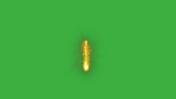 Tela Verde Chroma Chave Brilhante Efeito Portal Com Looping Animação — Vídeo de Stock