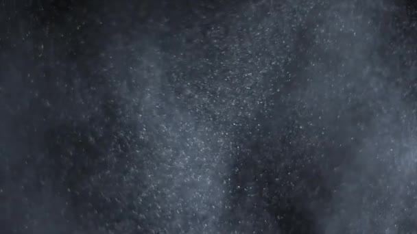 Partículas Brillantes Animación Bokeh Shinny Particles Loop Sobre Fondo Negro — Vídeos de Stock