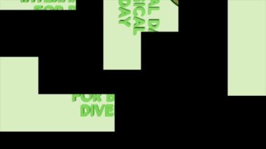 Biyolojik çeşitlilik günü için uluslararası gün hakkında animasyon videosu