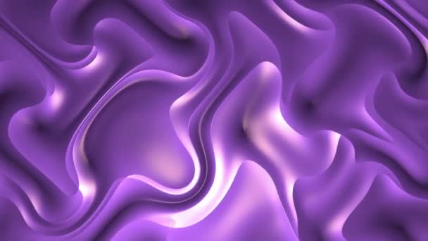 3Dアニメーションビデオ抽象的な背景とともに紫の色とボケ効果 — ストック動画