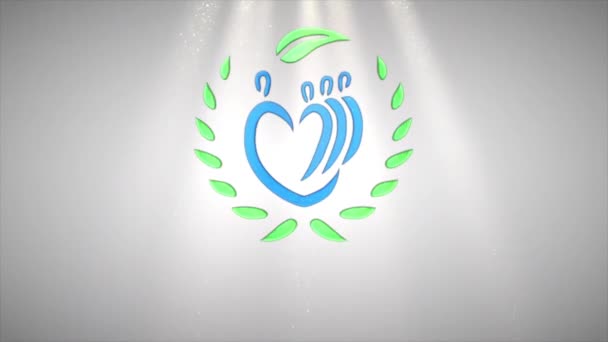 Animationsvideo Internationella Dagen För Familjens Penningförsändelser — Stockvideo