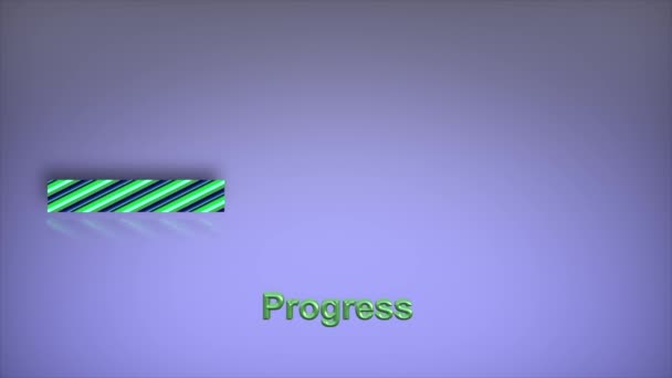 Animation Video Loading Progress Gradient Background — Stock Video