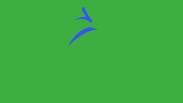 Yeşil Ekran Arka Planında Bir Görüntü Canlandırma Döngüsü Görsel Element — Stok video
