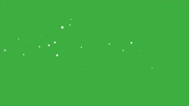 Animáció Hurok Mágia Elem Rajzfilm Hatása Zöld Képernyő Háttér — Stock videók