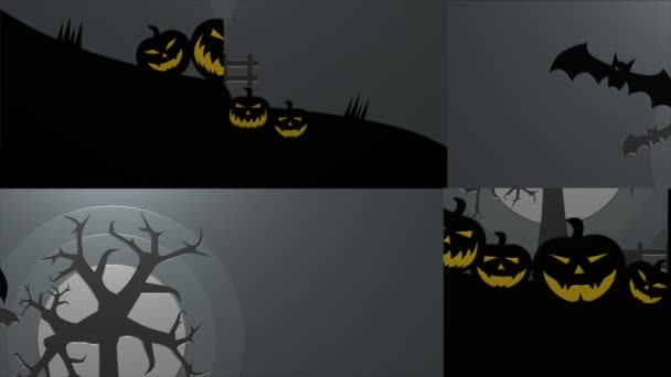 Animated Video Halloween Concept Very Nice Use — Stock Video