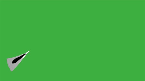 Streszczenie Animowanej Pętli Wideo Zielonym Tle Ekranu Usuwanie Zielonego Tła — Wideo stockowe